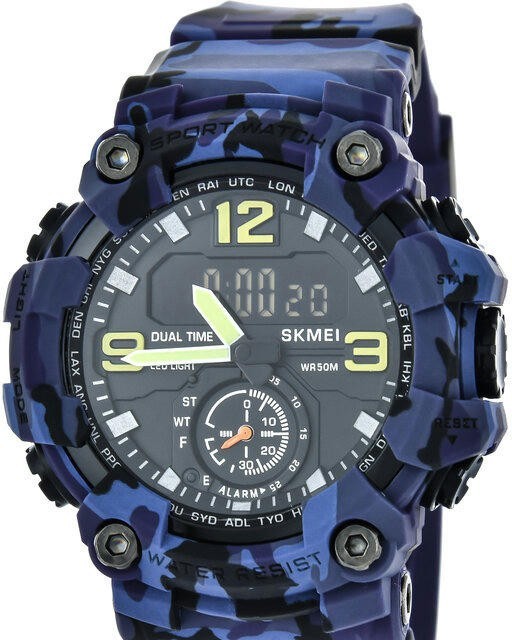 Наручные часы skmei 1965cmbu blue camo (small size)