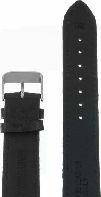 Ремешки maknamara 20 мм змея чер сер заст