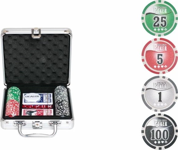 Набор для покера NUTS на 100 фишек