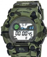 Наручные часы skmei 1633cmgn army green camouflage
