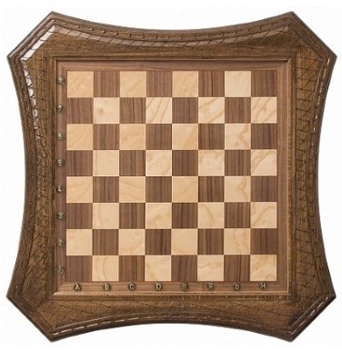 Шахматы резные восьмиугольные в ларце 50, Haleyan