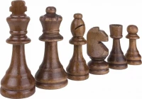 Шахматные фигуры деревянные с подложкой Partida 8,9 см