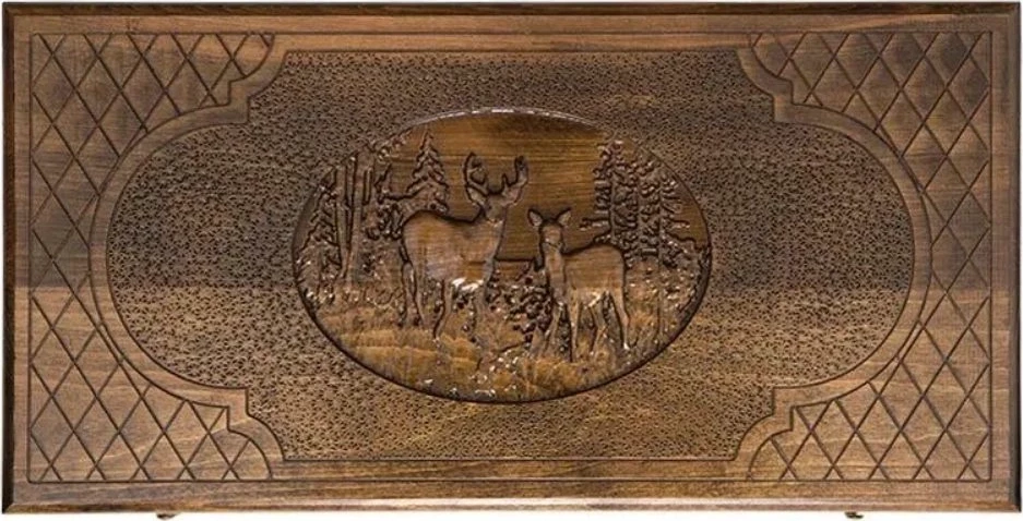 Нарды резные "Олень-2", Ustyan