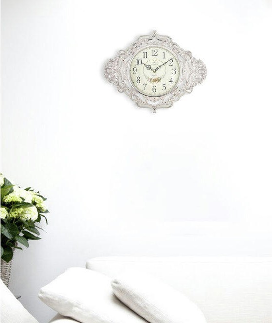 Настенные часы atlantis tld-35202 gold/white