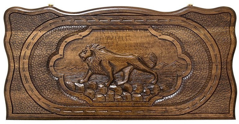 Нарды резные "Лев", Mirzoyan