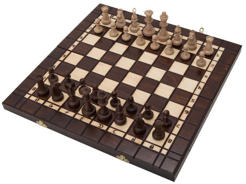 Шахматы + Шашки + Нарды "Кинг 40" Madon (деревянные, Польша)