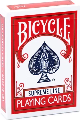 Карты "Bicycle Supreme Line Standard Index red"