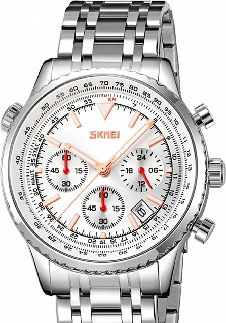 Наручные часы skmei 9333sisi silver-silver