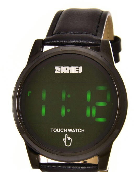 Наручные часы skmei 1684lbk black leather