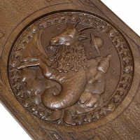 Нарды резные &quot;Зодиак Козерог&quot;, Ustyan