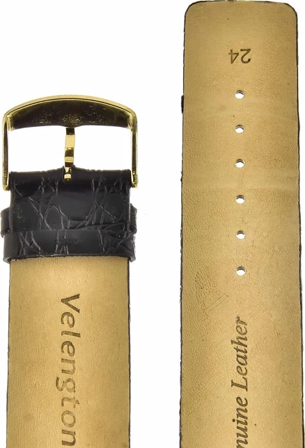 Ремешки velengton 24 черн змея зол.заст