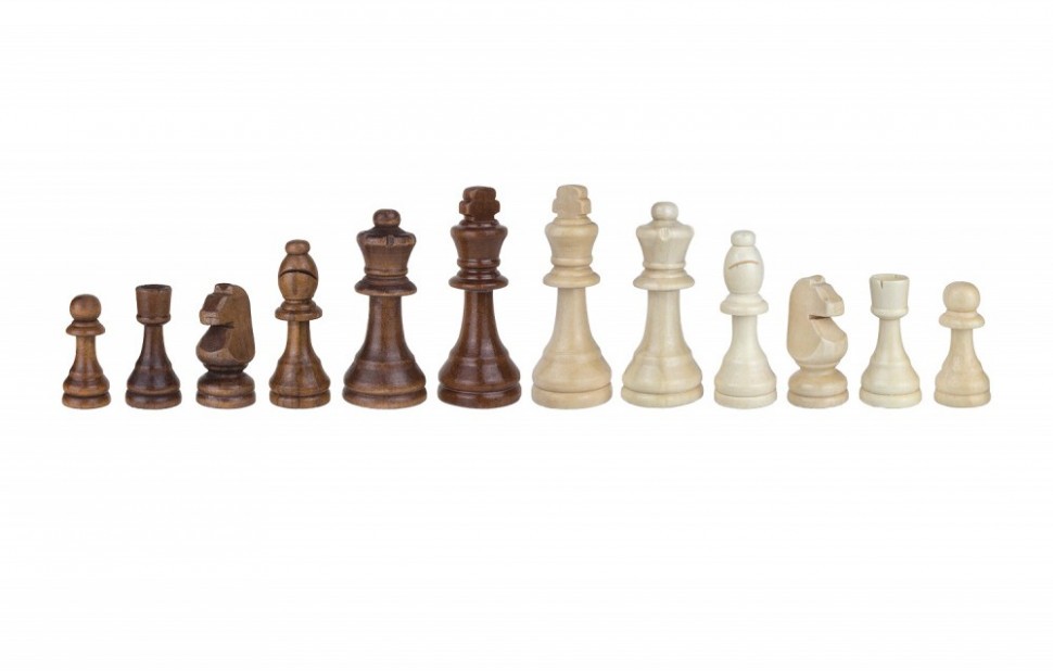 Шахматные фигуры деревянные с подложкой Partida 8,9 см