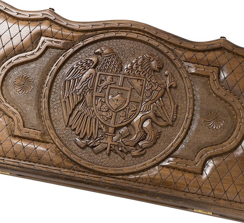 Нарды резные "Герб Армении", Petrosyan