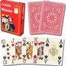 Карты "Modiano Poker" 100% plastic 4 jumbo index red