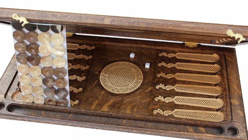 Нарды резные "Орнамент 1", Mkhitaryan