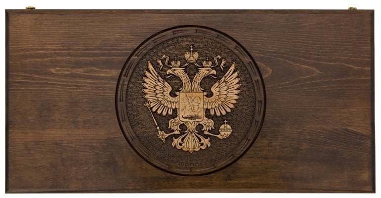 Нарды резные "Герб РФ-2", Mirzoyan