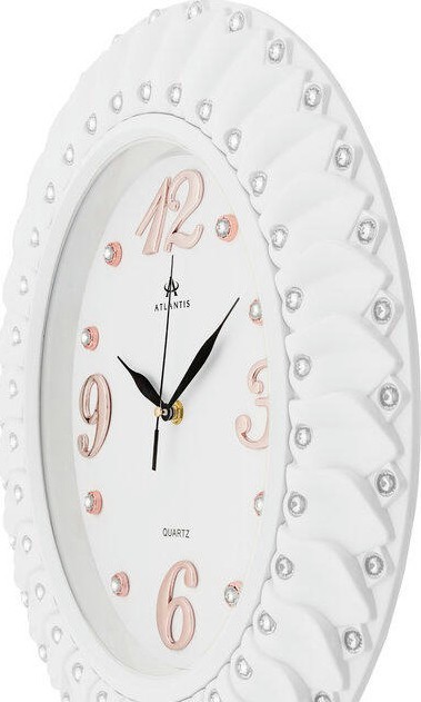 Настенные часы atlantis tld-35140 white
