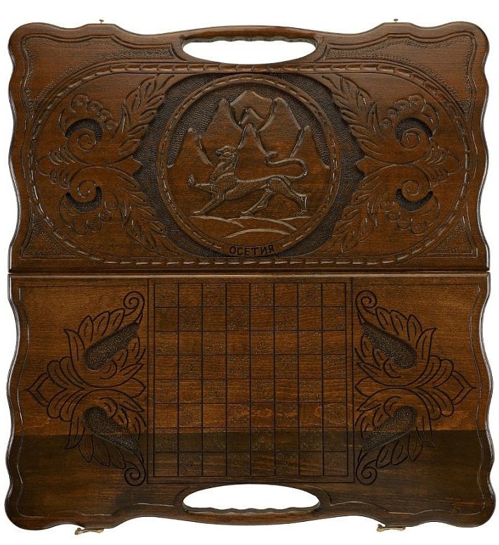 Нарды резные "Герб Осетии", Rasulov