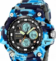 Наручные часы skmei 2349cmbu blue camo