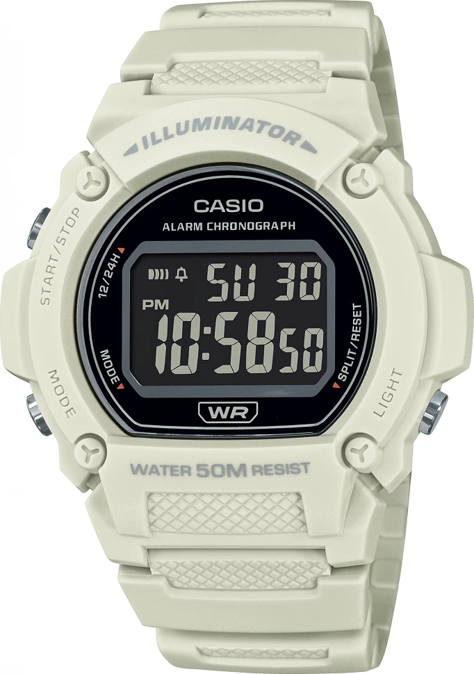 Наручные часы casio   w-219hc-8b
