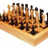 Шахматы "Дубовые" 64 см маркетри, Madon (деревянные, Польша)