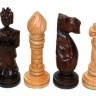 Шахматы "Дубовые" 64 см маркетри, Madon (деревянные, Польша)