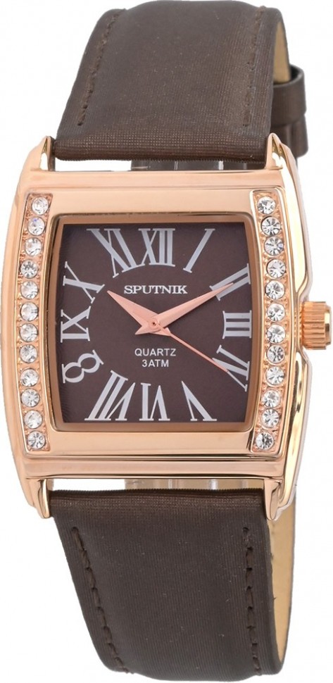 Спутник 300401/8 (корич.) кам., коричневый рем.