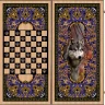 Нарды + Шашки Сирия Волк большие (Россия, дерево, 60 см), Partida