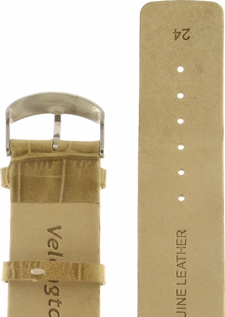 Ремешки velengton 24 беж croco сер. заст