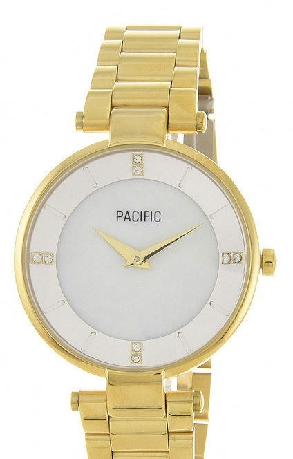 Наручные часы pacific x6119 корп-золот циф-перл браслет