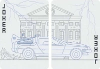 Карты &quot;Bicycle back to the Future standard index blue&quot;