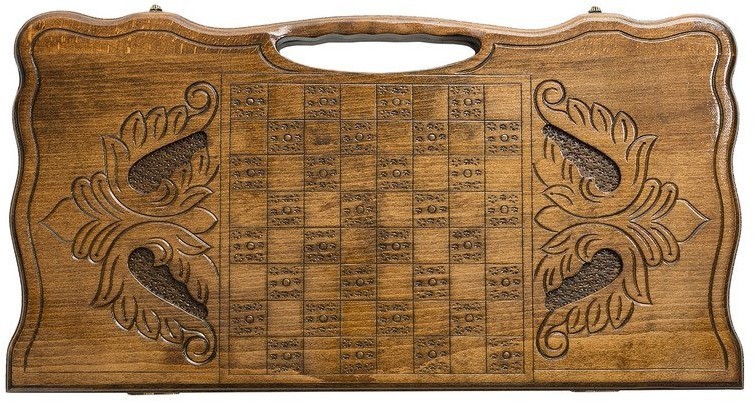 Нарды резные "Георгий Победоносец", Haleyan