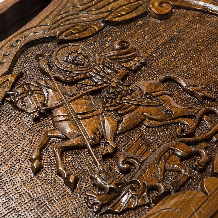 Нарды резные "Георгий Победоносец", Haleyan