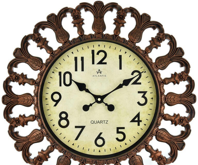 Настенные часы atlantis 319-17 red bronze
