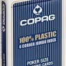 Карты "Copag 4 Corner Jumbo index " синяя рубашка