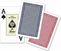 Карты &quot;Fournier №2826 (2 Jumbo Index) - Bridge Twin plastik case&quot;
