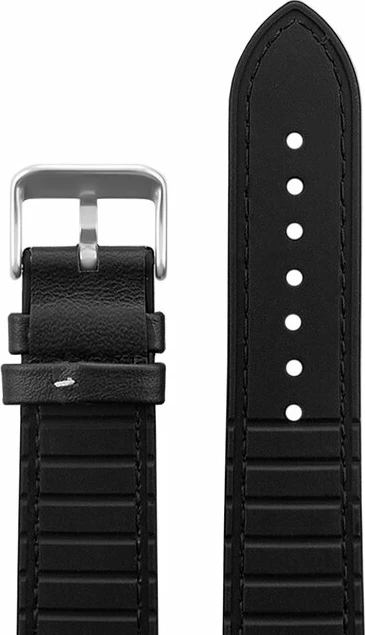 Ремешки "kmv" s-34, 22 р-р, черн с бел строчкой, l