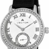 Наручные часы vector v9-0034155q сталь ремень капрон