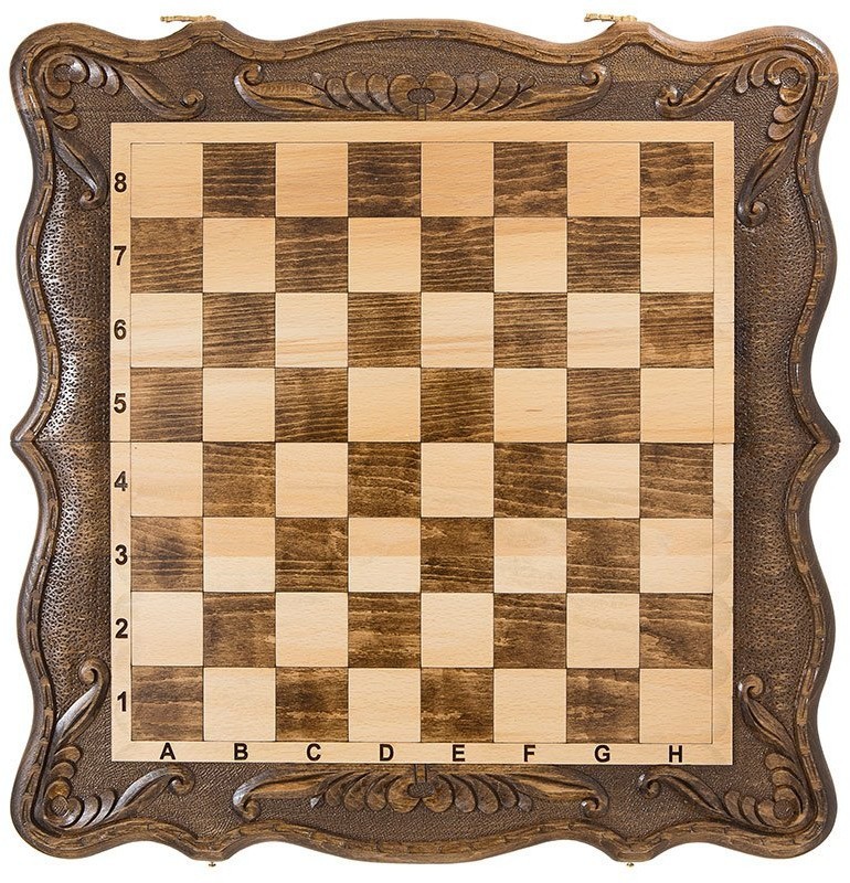 Шахматы + нарды резные 50, am452, Mirzoyan