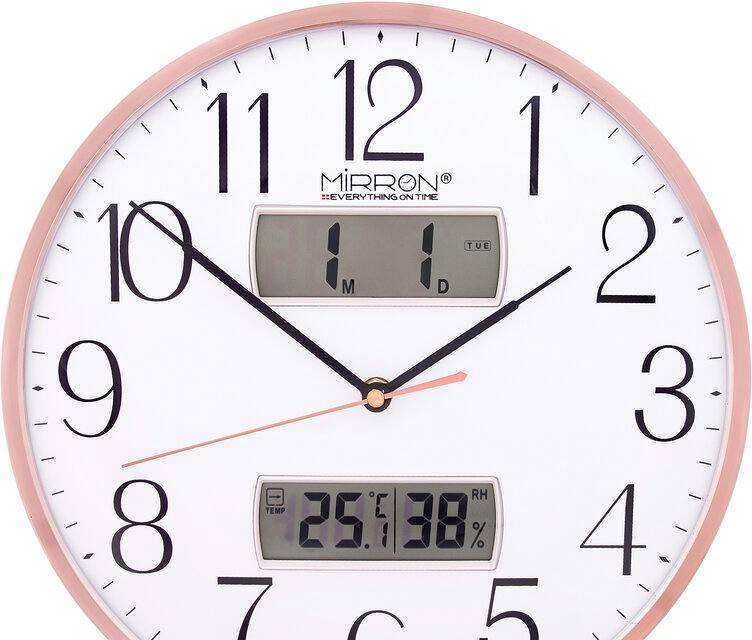 Настенные часы mirron p3264А-2 жк ЗБ