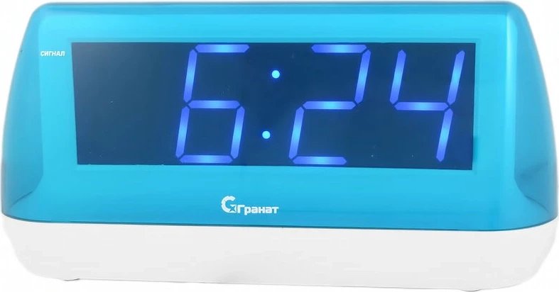 Сетевые часы ГРАНАТ c-1848-Син будильник сетевой