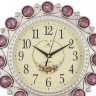 Настенные часы atlantis tld-6998e pink jewelry