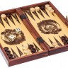 Шахматы + Шашки + Нарды "Кинг 34" Madon (деревянные, Польша)