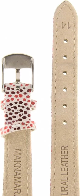 Ремешки maknamara 14 мм бел красн сер заст