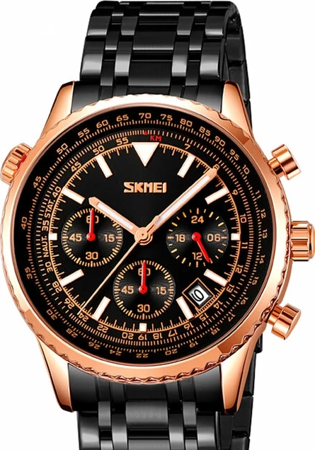 Наручные часы skmei 9333rgbk rose gold/black