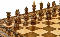 Шахматы + нарды резные &quot;Эндшпиль 1&quot; 60, Simonyan