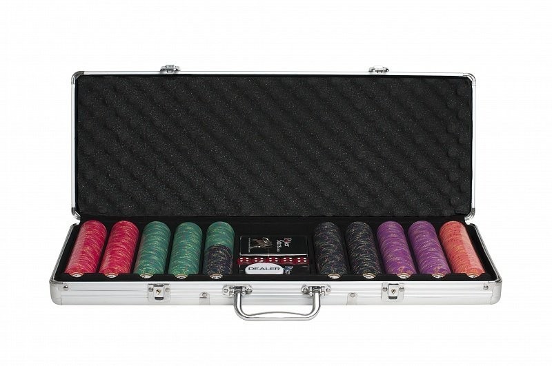 Набор для покера Luxury Ceramic на 500 фишек