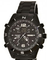 Наручные часы skmei 1670bkbk black/black