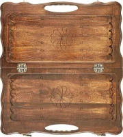 Нарды резные &quot;Лев&quot; с ручкой 50, Haleyan