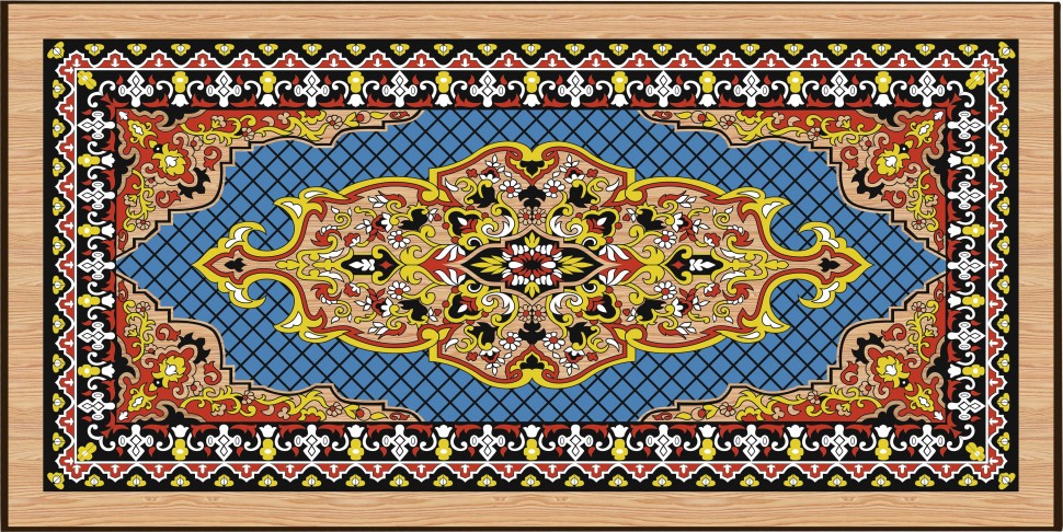 Нарды + Шашки Сирия Голубые малые (Россия, дерево, 40 см), Partida